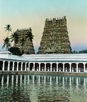Madurai: Architecture - Meenakshi - temple - India