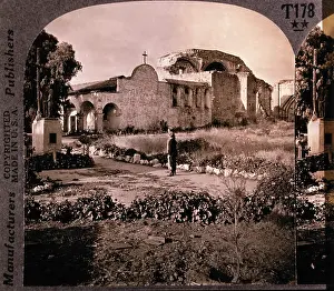 Stereograph: Architecture - Mission - San Juan Capistrano