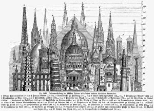 Antwerpen: architecture, towers, comparison of the hightest