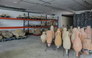 Amphorae: Archives, Empuries Museum, Empuries, Catalonia, Spain