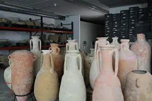 Amphorae: Archives, Empuries Museum, Empuries, Catalonia, Spain