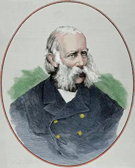 Archduke: Archuke Frank Karl Joseph of Austria (1802-1878). Engraving