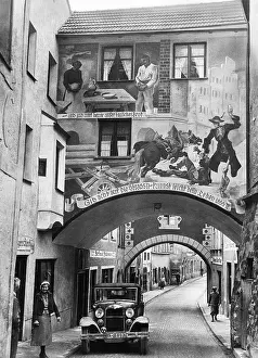 Spans: Archway in Burghausen an der Salzach
