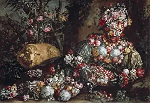 Arcimboldo: ARCIMBOLDO, Giuseppe (1527-1593). The Spring