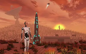 Lander: An area known as Area 51 testing out alien botany in desert
