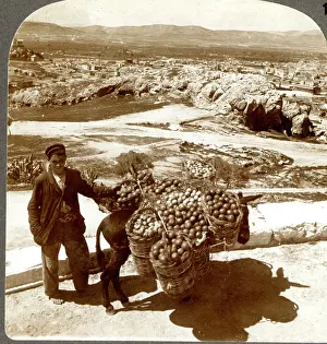 Stereo: The Areopagus and the Theseion from the Acropolis, Athens