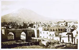 Stratovolcano: Arequipa, Peru - with Misti Stratovolcano