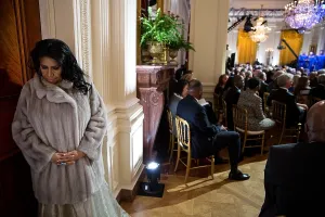 Social Life: Aretha Franklin before her appearance at The Gospel