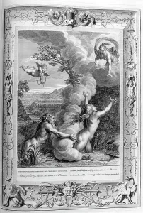Represented: Arethusa, Engraved illustration from The Temple