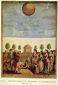 1783: Argand's aerostatic experiment at Windsor Castle