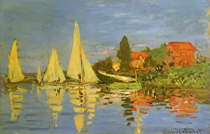Embark: Argenteuil Yacht Race, by Monet