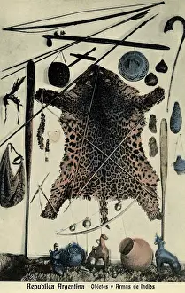 Amerindian: Argentina - Objects and weapons of the Indigenous Indians