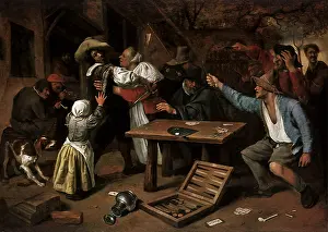 Steen: Argument over a Card Game, by Jan Steen