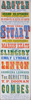 Keats: Argyle Theatre Poster
