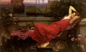 Waterhouse: Ariadne, by J W Waterhouse