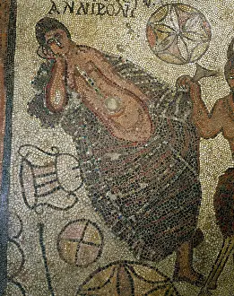 Tesserae: Ariadne sleeping. Roman mosaic