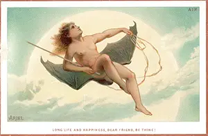 Ethereal: Ariel on a greetings card