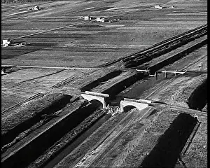 Ariel: An Ariel View of Bridges Blown up by Retreating