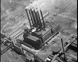 Ariel: Ariel View of a Factory Complex