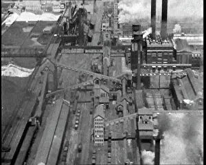 Ariel: Ariel View of a Factory Complex