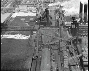 Ariel: Ariel View of a Factory Complex
