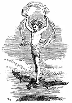 Shipwreck: Ariel on his way back to his master, Prospero