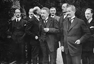 Briand: Aristide Briand during the Conference of Locarno, 1925