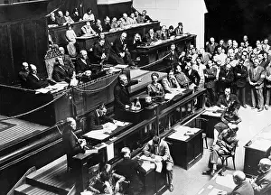Briand: Aristide Briand during a speech before the League of