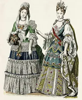1707: Aristocratic Dress - 18th century