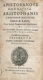 Aristophanes: ARISTOPHANES (445-380 BC)