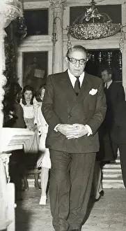 Billionaire: ARISTOTLE ONASSIS (center), JACQUELINE KENNEDY ?