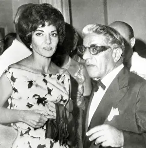ARISTOTLE ONASSIS, with opera star MARIA ?