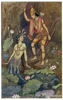 Mahabharata: Arjuna and Nymph