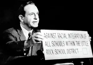 Urge: Arkansas Governor Orval Faubus (D), appearing ?