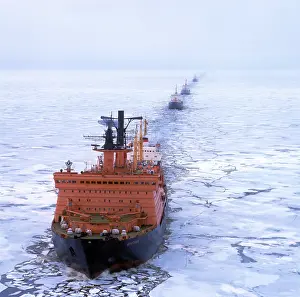Yenisei: Arktika nuclear-powered icebreaker, 1975