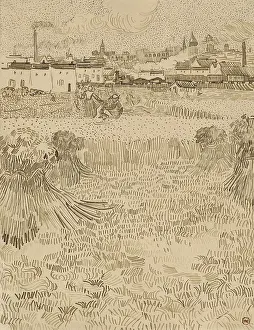 Bsloc1606: Arles: View from the Wheatfields