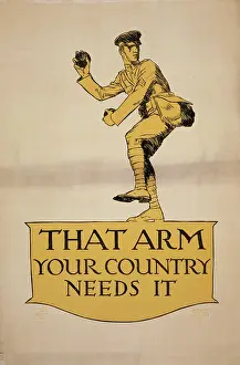 Pitching: That arm - your country needs it
