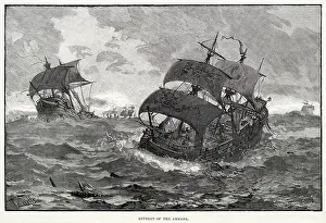 Fireships: ARMADA/RETREAT OF FLEET