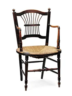 Ebonised: Armchair