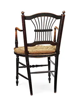 Ebonised: Armchair