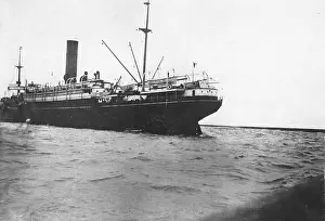 Montevideo: Armed British steamship, 1916