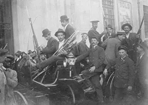 Revolutions: Armed citizens during the revolution in Lisbon, 1910