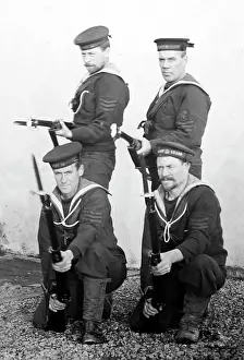 Coastguard: Armed Coastguards, early 1900s