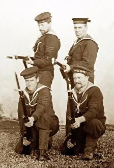 Coastguard: Armed Coastguards, early 1900s