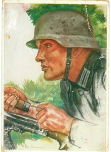Volksbund: Armed engineer from a Nazi Tank Division