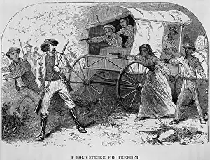 Catchers: Armed fugitive slave family defending themselves ?