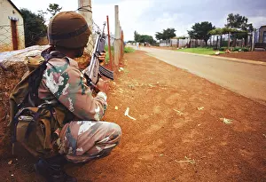 Squatter: An armed soldier of the South African Defence