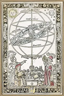 Armillary: Armillary sphere with zodiac
