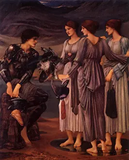 Arming: The Arming of Perseus, by Burne-Jones