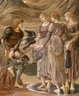 Arming: The Arming of Perseus, by Burne-Jones